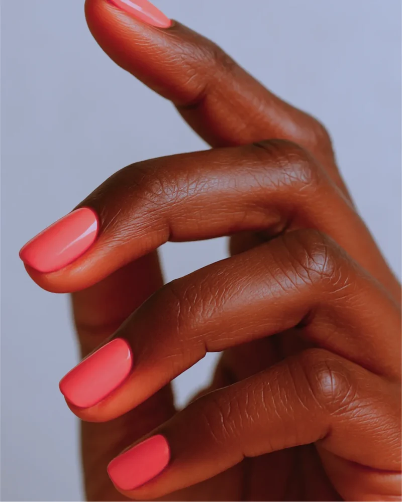 Vernis à ongles vegan corail intense Bali