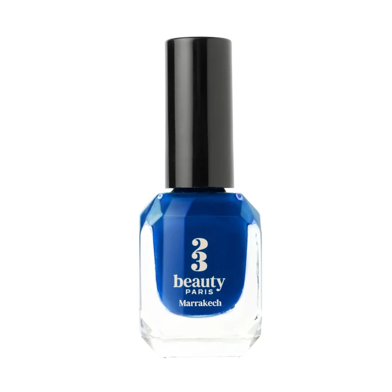 Vernis à ongles vegan bleu Marrakech