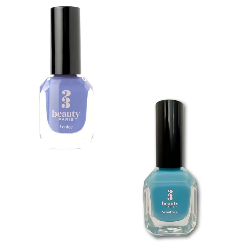 Summer : bleu ciel et lilas