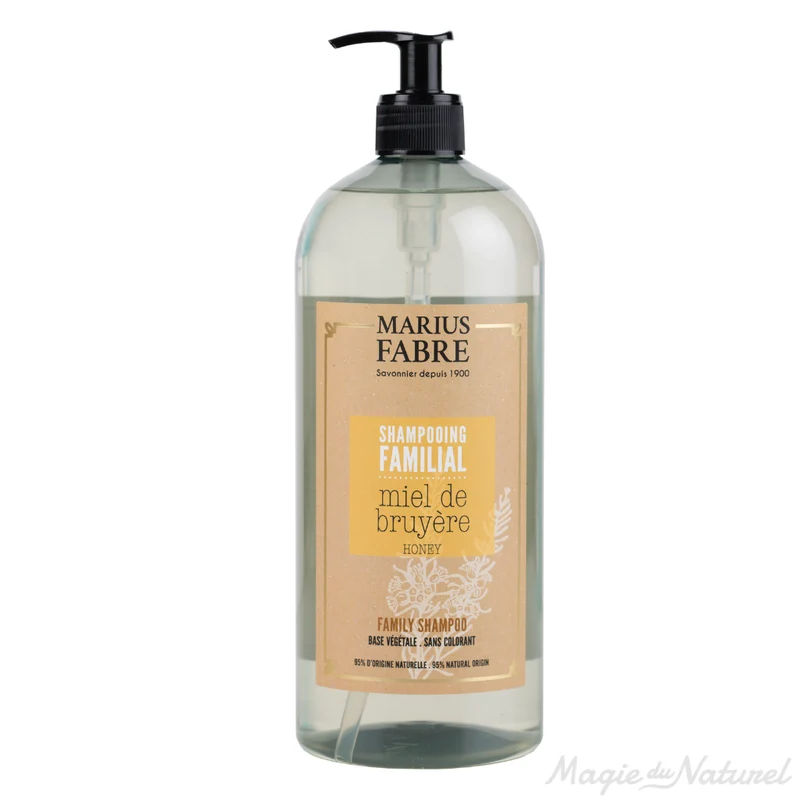 Shampoing familial 1L, parfum Lavande / Miel / Verveine