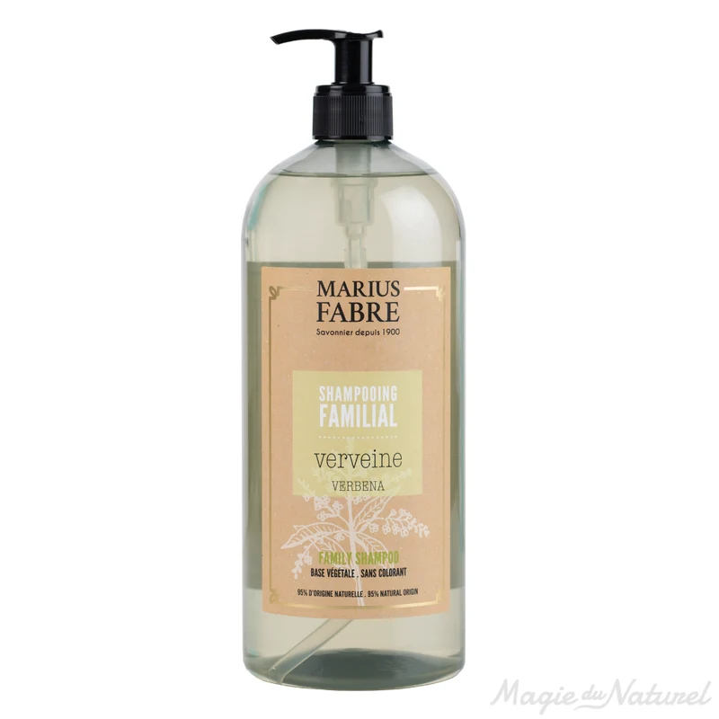 Shampoing familial 1L, parfum Lavande / Miel / Verveine