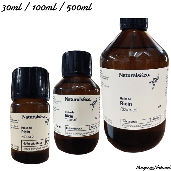 Huile de ricin BIO (Huile pressée à froid)