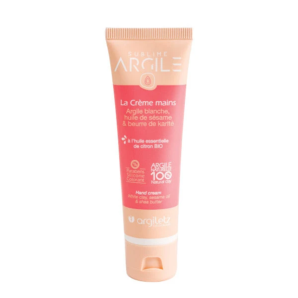 Crème mains à l'argile blanche bio