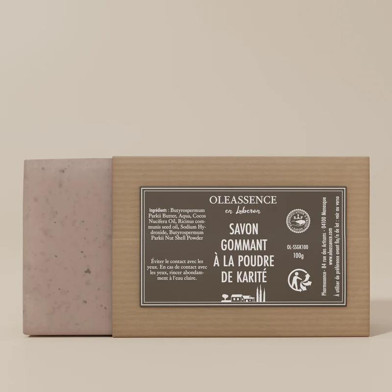 Savon Gommant à la Poudre de Karité