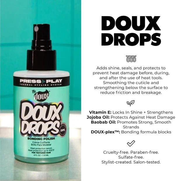 The Doux – DOUX DROPS Crème coiffante Bonding Polish Spray – 118 ml