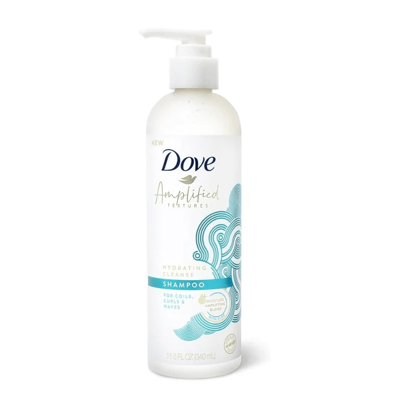 Dove Amplified - Shampoing Doux et Nourrissant "Textures Hydrating Shampoo" 340ml