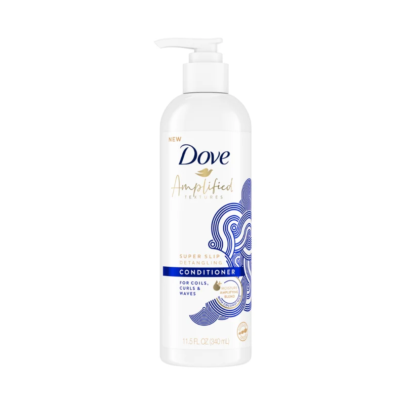 Dove Amplified - Textures Super Slip Après-shampoing démêlant pour cheveux texturés - 340ml