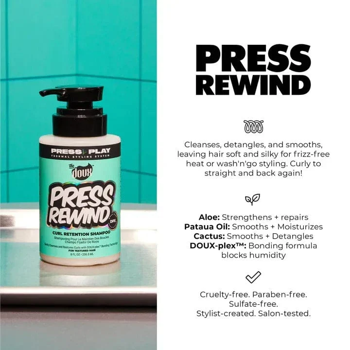 The Doux - PRESS REWIND Curl Retention Shampoo – 236,5 ml
