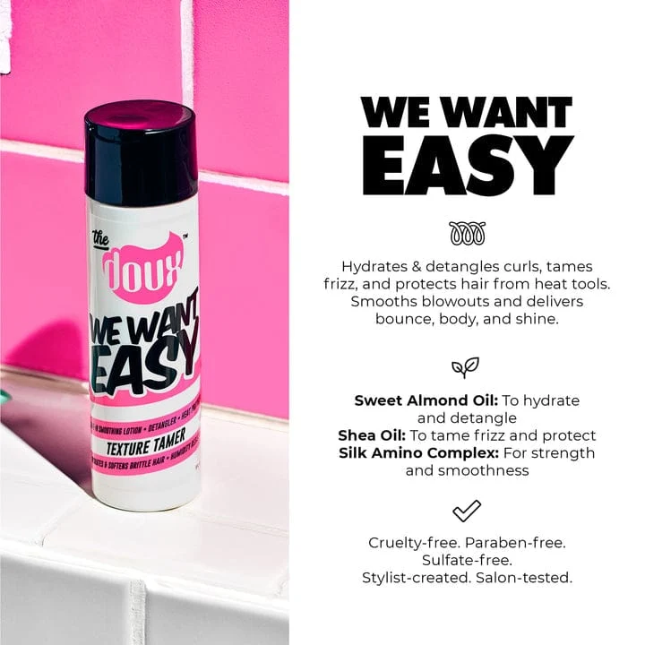 The Doux - Après-shampoing sans rinçage « We Want Easy Texture Tamer » 236 ml