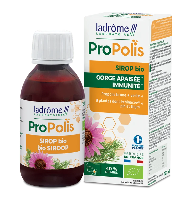 Sirop Propolis bio - Gorge et Immunité