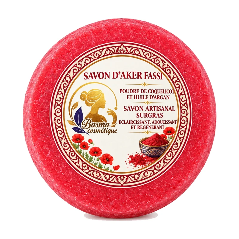 Savon d’Aker Fassi Coquelicot & Argan – 100 g