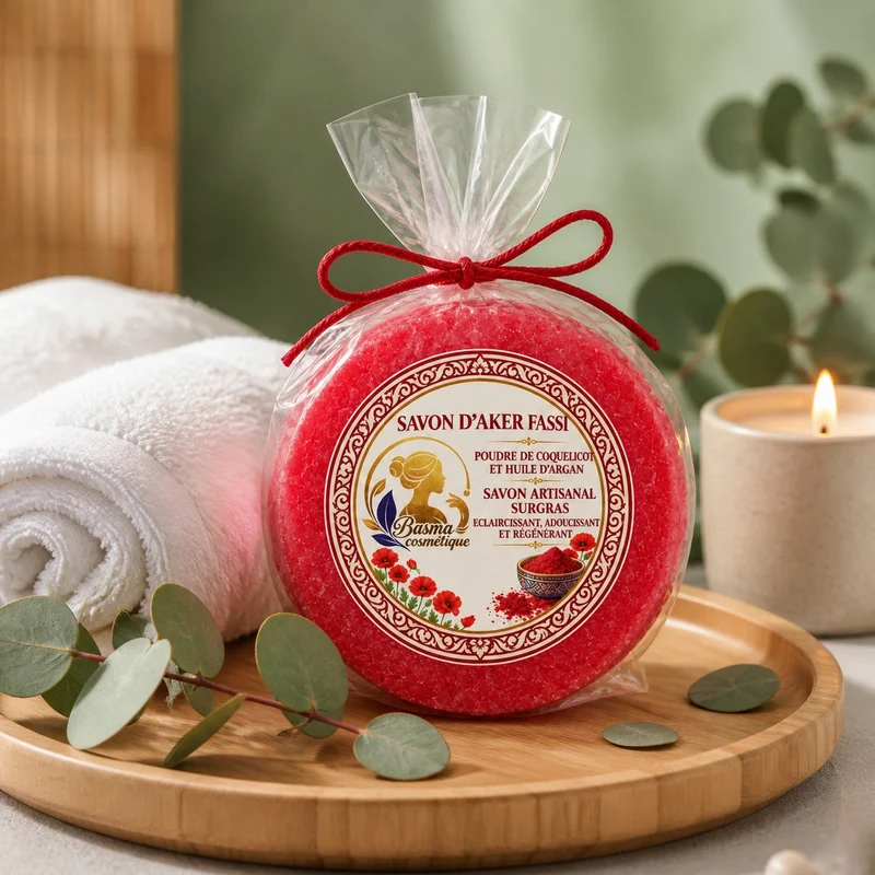 Savon d’Aker Fassi Coquelicot & Argan – 100 g
