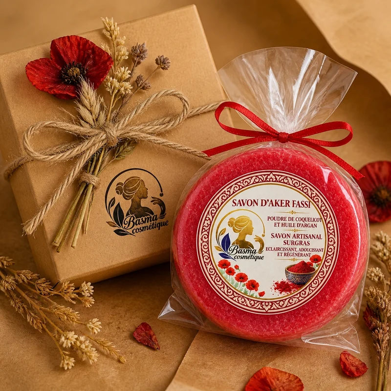 Savon d’Aker Fassi Coquelicot & Argan – 100 g