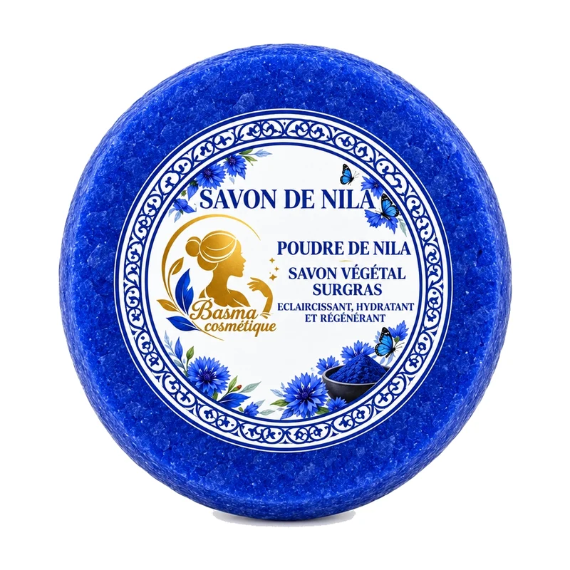 Savon de Nila (Indigo Naturel) – Savon Végétal Surgras 100 g
