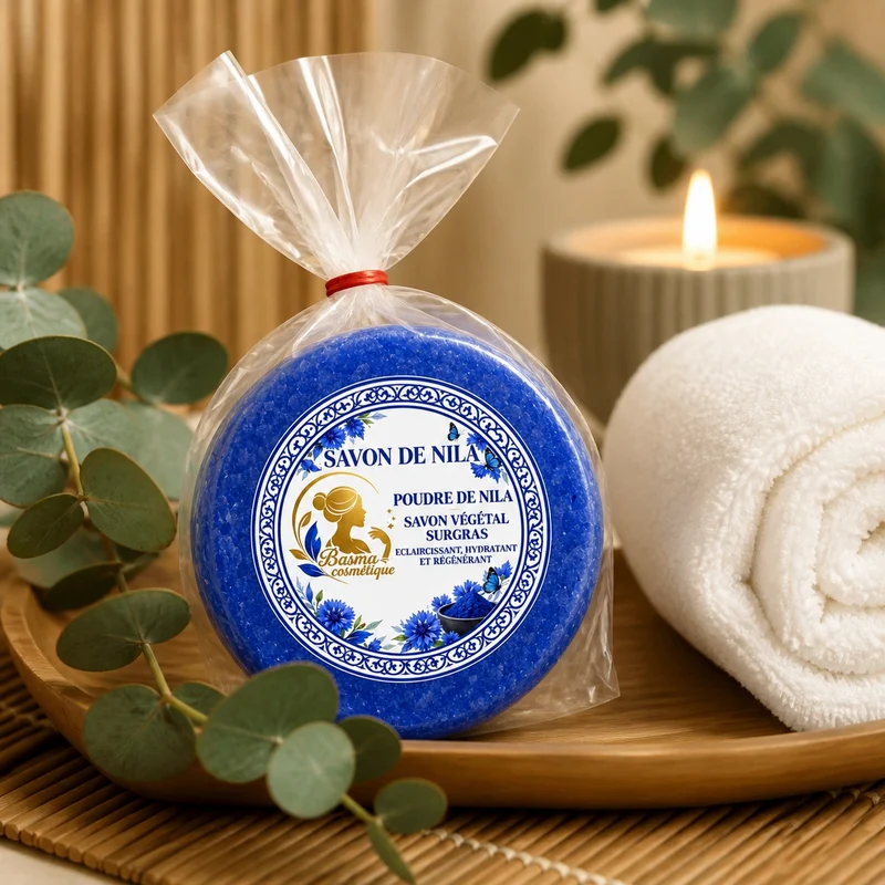 Savon de Nila (Indigo Naturel) – Savon Végétal Surgras 100 g