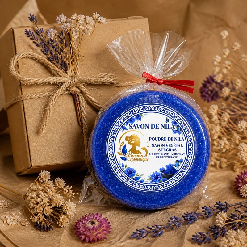Savon de Nila (Indigo Naturel) – Savon Végétal Surgras 100 g