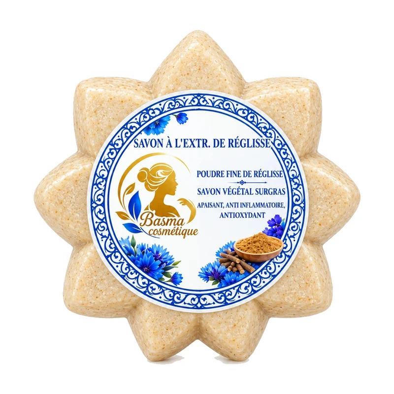 Savon à l’Extrait de Réglisse – Savon Végétal Surgras 100 g