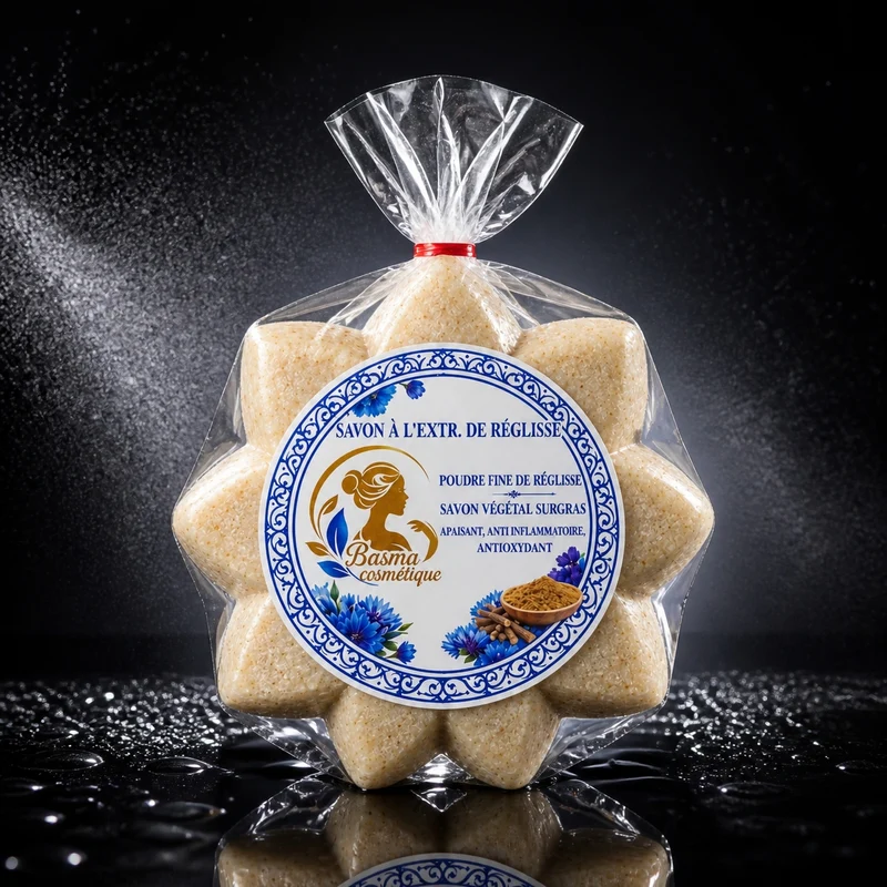Savon à l’Extrait de Réglisse – Savon Végétal Surgras 100 g