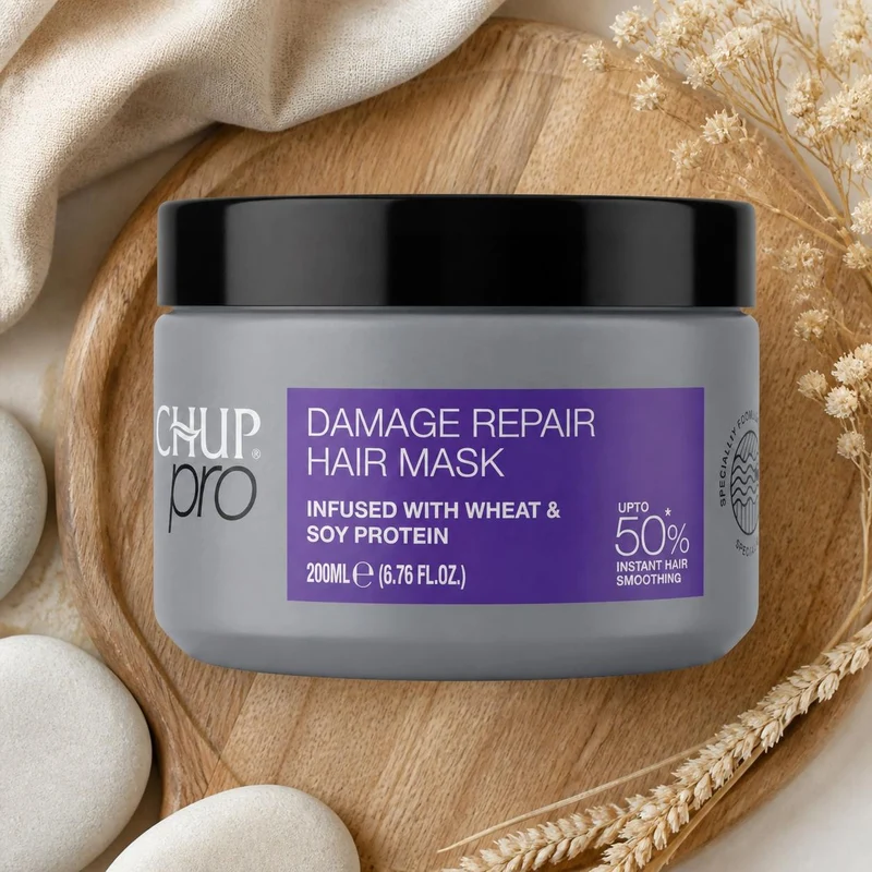 Trichup Pro Masque Capillaire Réparation (Damage Repair) – Protéines de Blé & Soja – 200 ml