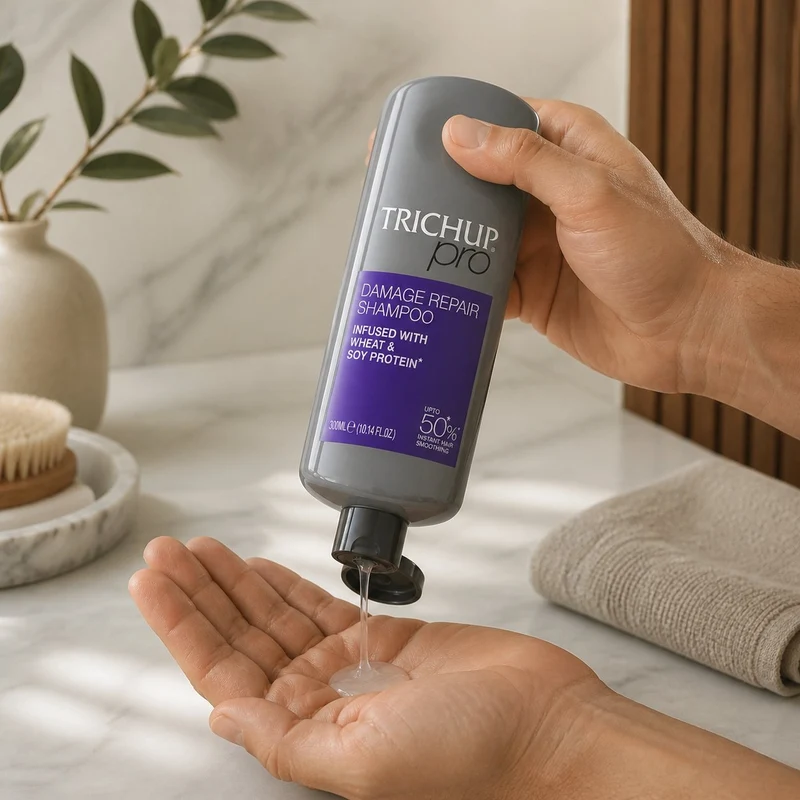 Shampoing réparateur Trichup Pro aux protéines de blé et de soja, 300 ml