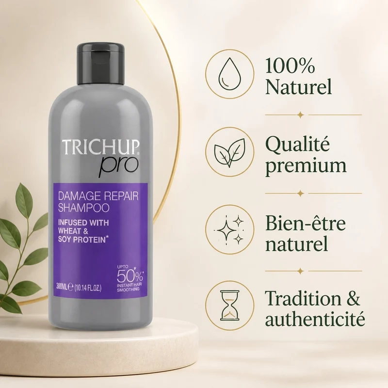 Shampoing réparateur Trichup Pro aux protéines de blé et de soja, 300 ml