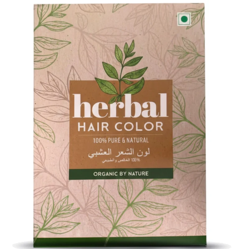 Coloration capillaire végétale Golden Brown – herbes ayurvédiques