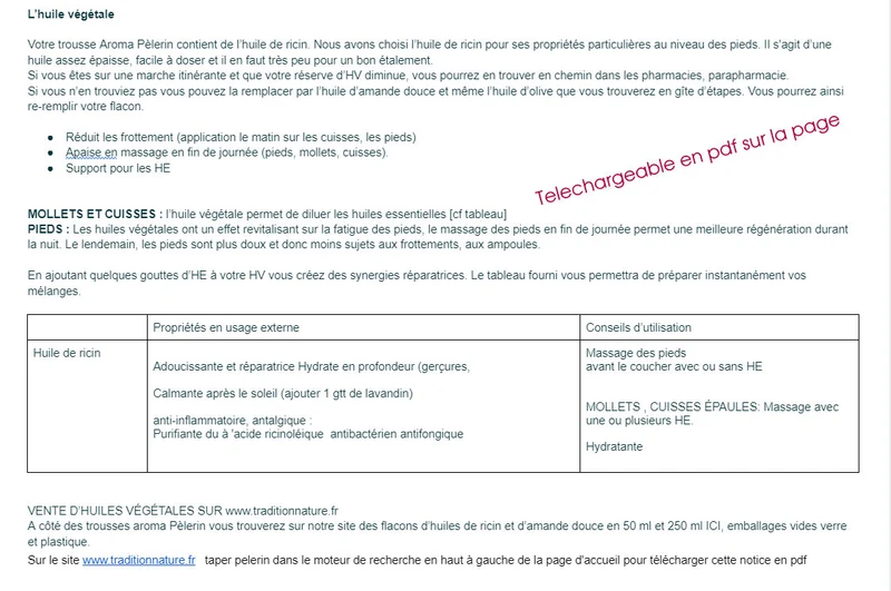 Coffret trio huiles essentielles Sport et randonnée