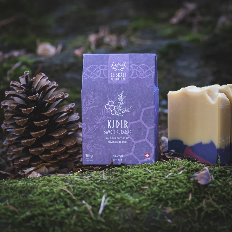 Savon artisanal Kjdir - Thym, miel et épices