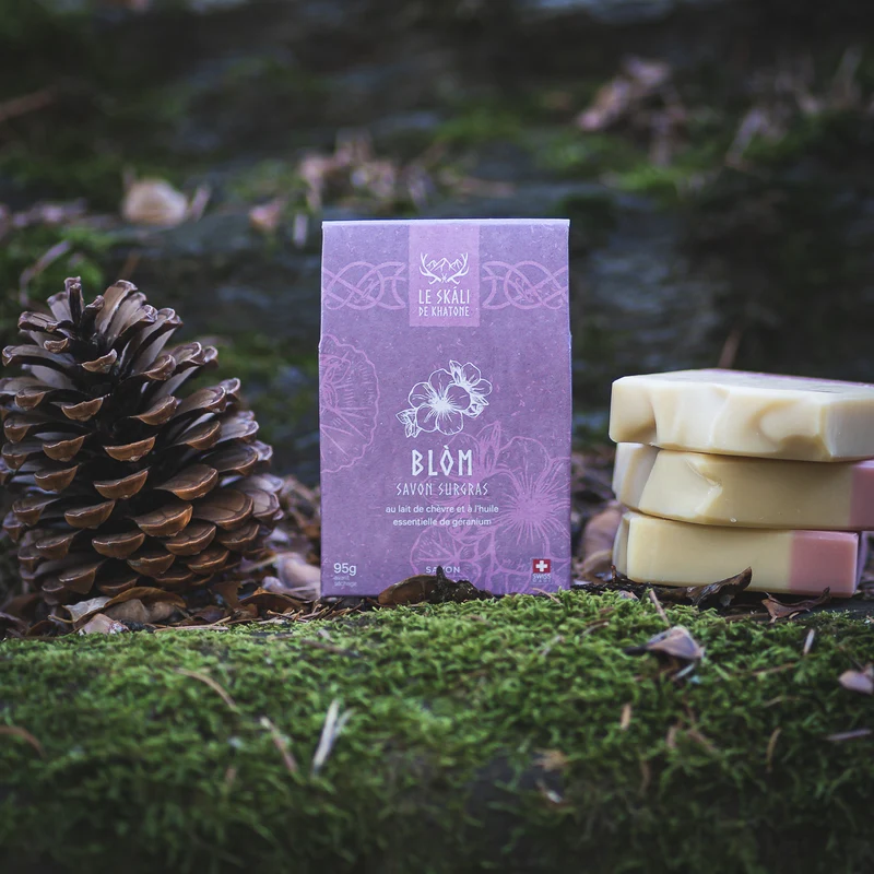 Savon artisanal Blóm - Géranium