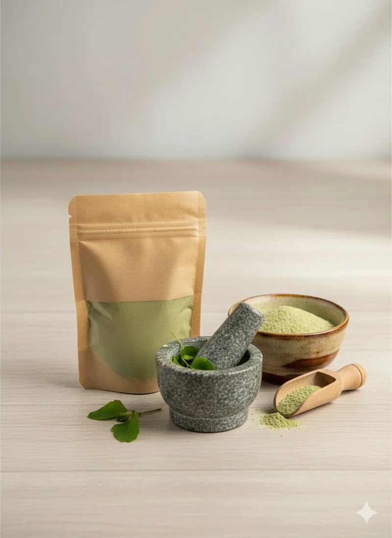 Poudre de Brahmi 100 g – soin capillaire en poudre