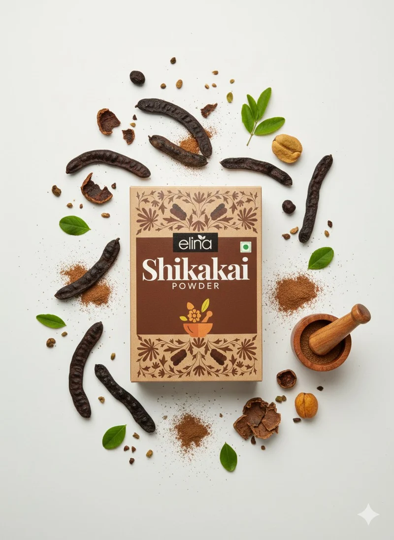 Poudre de Shikakai – soin capillaire ayurvédique
