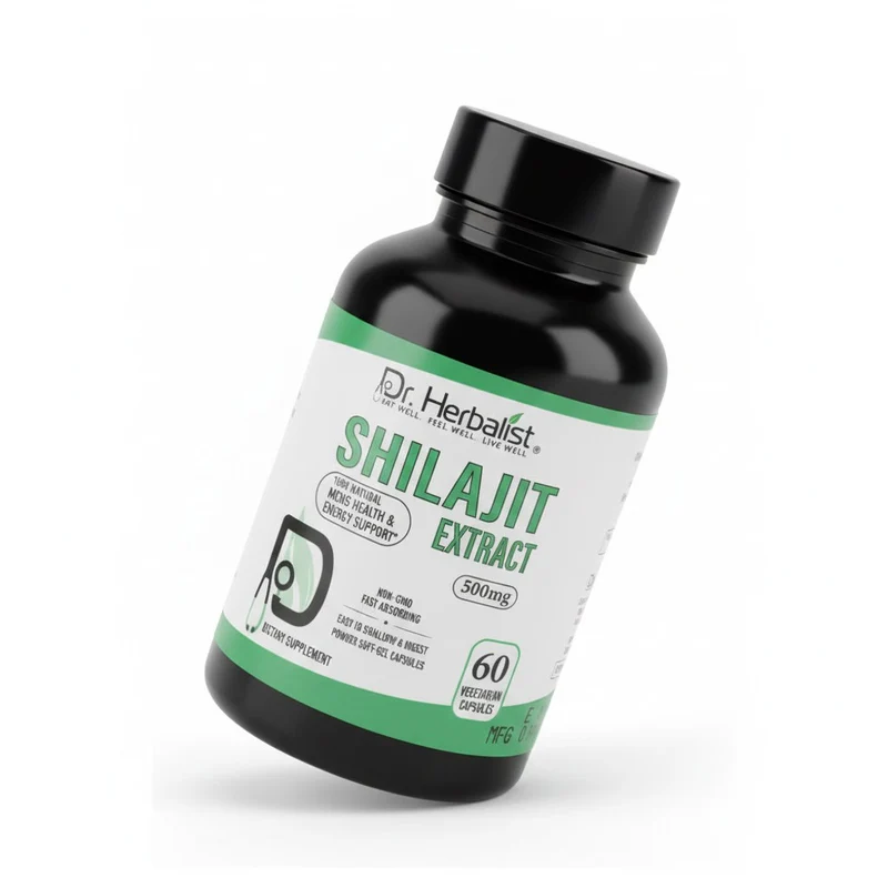 Shilajit Extract 60 Capsules 500 mg - Dr. Herbalist