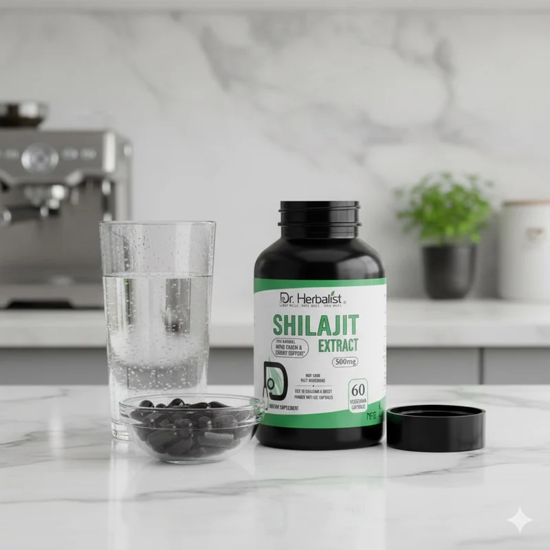 Shilajit Extract 60 Capsules 500 mg - Dr. Herbalist