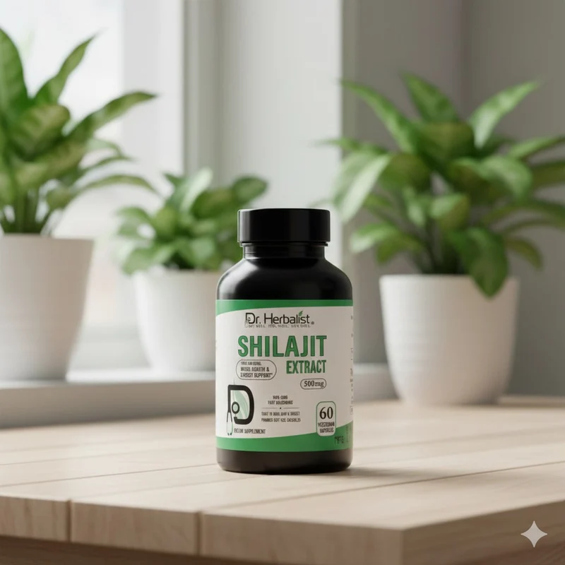 Shilajit Extract 60 Capsules 500 mg - Dr. Herbalist