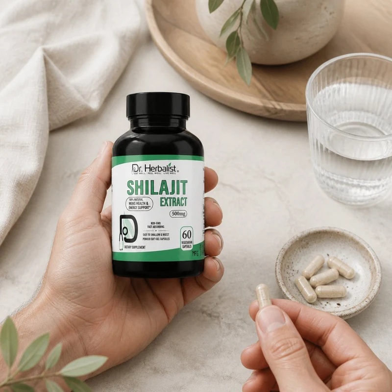 Shilajit Extract 60 Capsules 500 mg - Dr. Herbalist