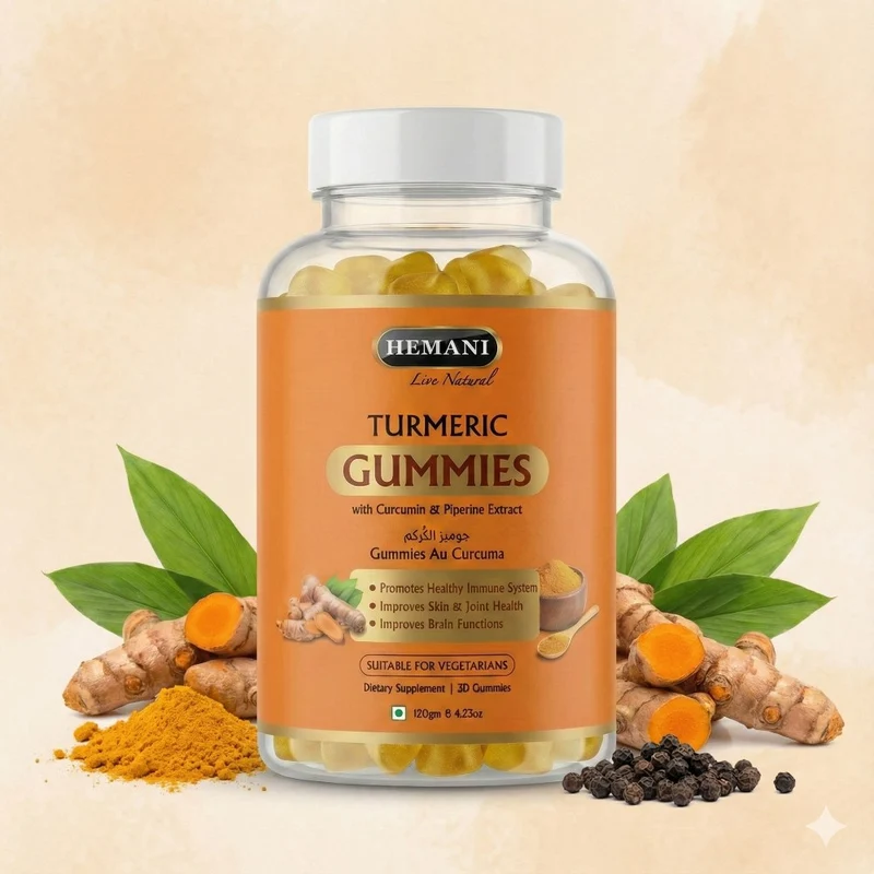 Gummies Curcuma & Pipérine - Hemani - 30 Gommes