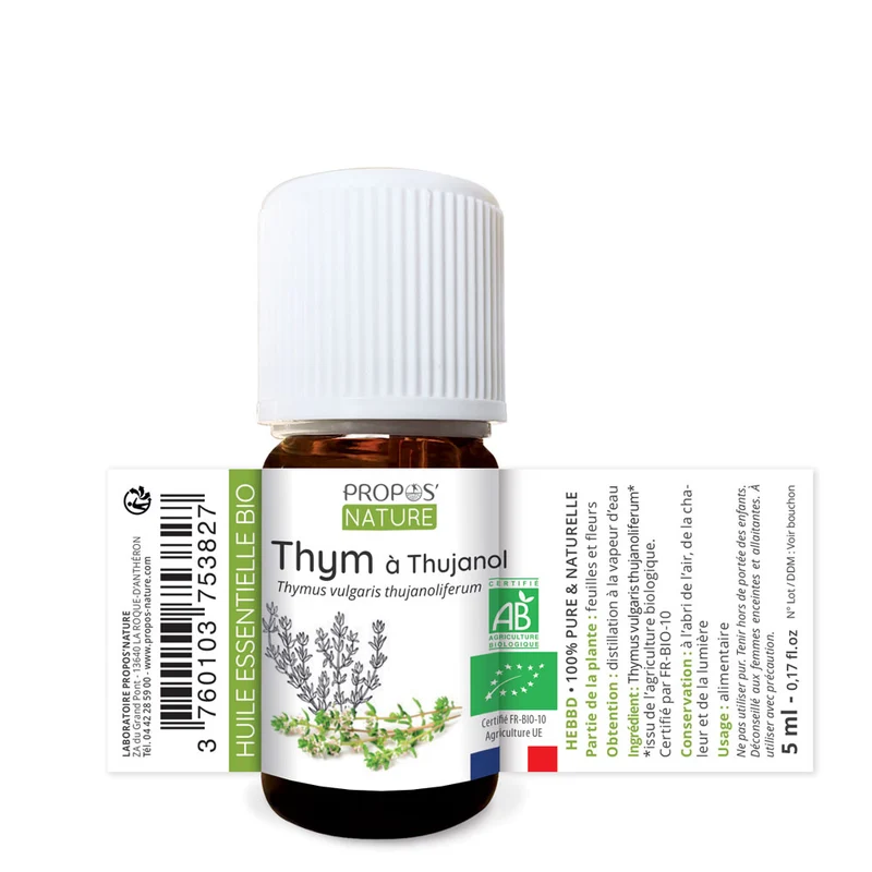 Huile essentielle de Thym à thujanol Bio