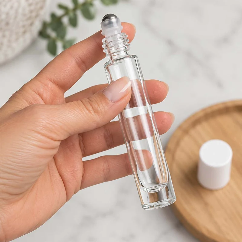 Roll-on en verre et bille inox