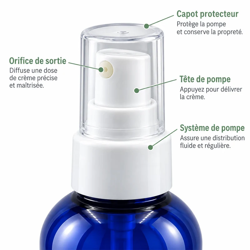 Flacon Victoire bleu