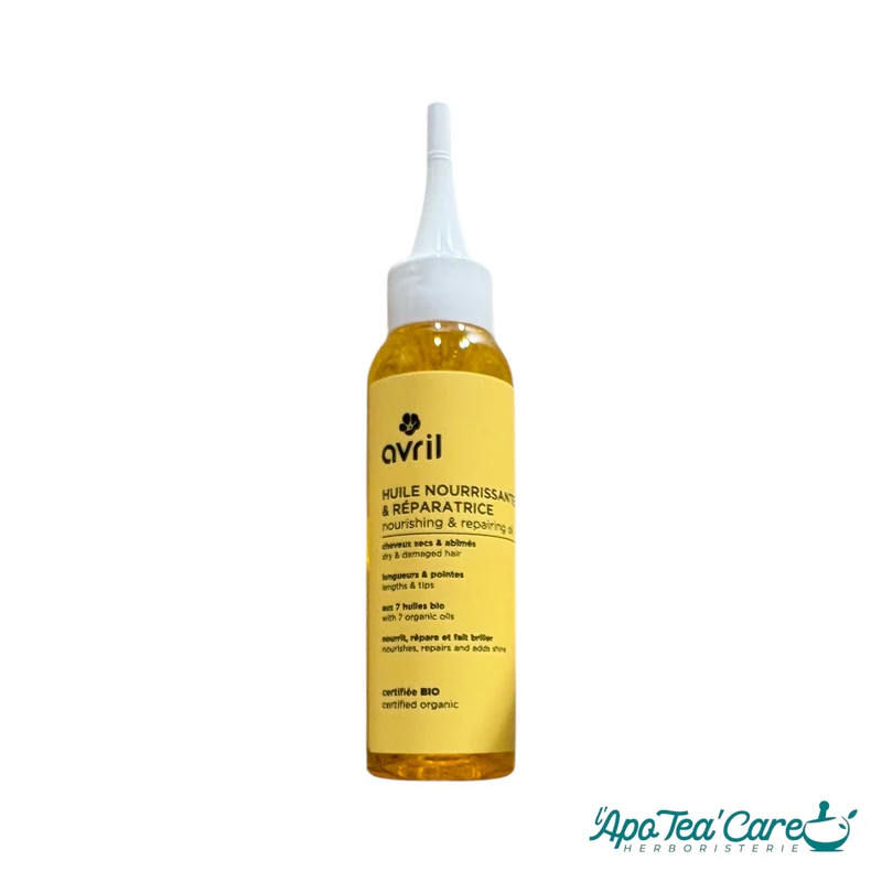 Huile Nourrissante & Réparatrice Bio 100ml – 7 Huiles Végétales | Avril Cosmétiques