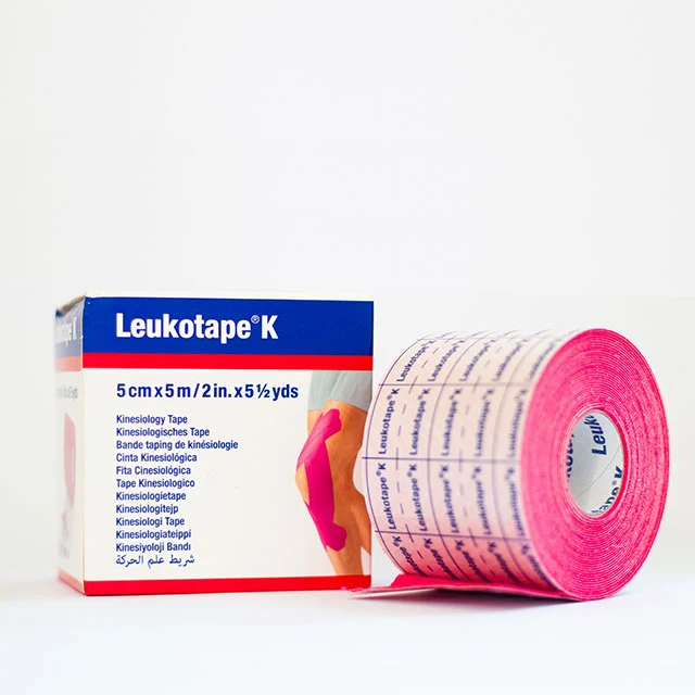 BANDE ADHÉSIVE LEUKOTAPE K ROSE 5cm x 5m