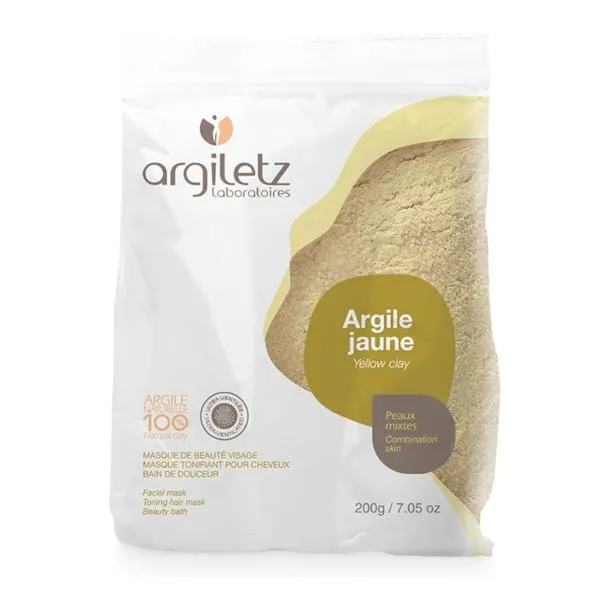 Argile jaune poudre ultra-ventilée 200 g