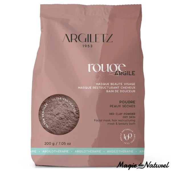 Argile rouge ultra‑ventilée - 200g