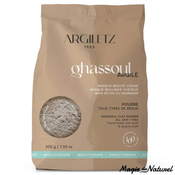 Argile ghassoul ultra-ventilée - 200g