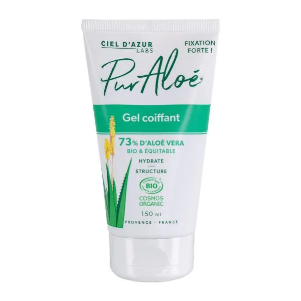 Gel coiffant - 73% Aloe Vera - Fixation Forte