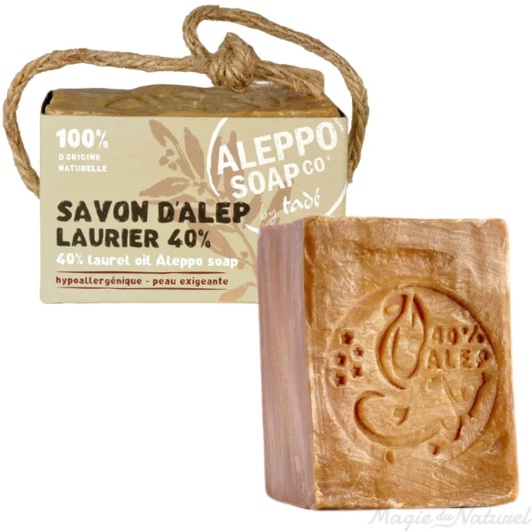 Pain d'Alep 40% · Savon Peau Exigeante & Délicate