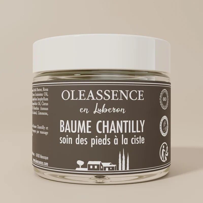 Baume Chantilly Soin des Pieds bio