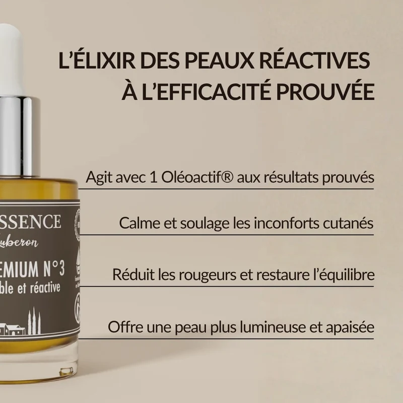 Sérum Peau Sensible et Réactive bio