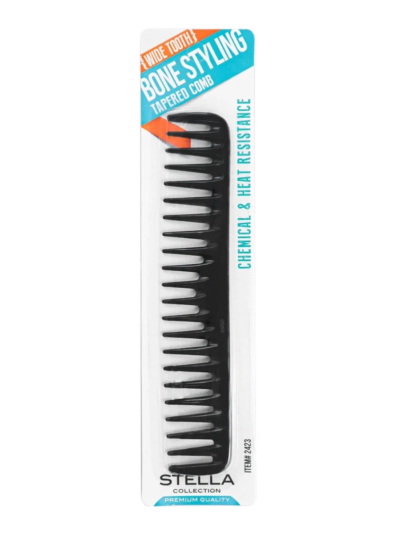 Stella Collection - Peigne à Dents Larges En Forme D'os "Bone Styling Tapered Comb" #2423