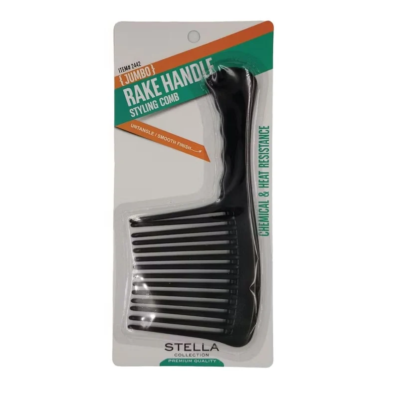 Stella Collection – Peigne Coiffant à Manche Râteau Jumbo Rake Handle Styling Comb" #2442